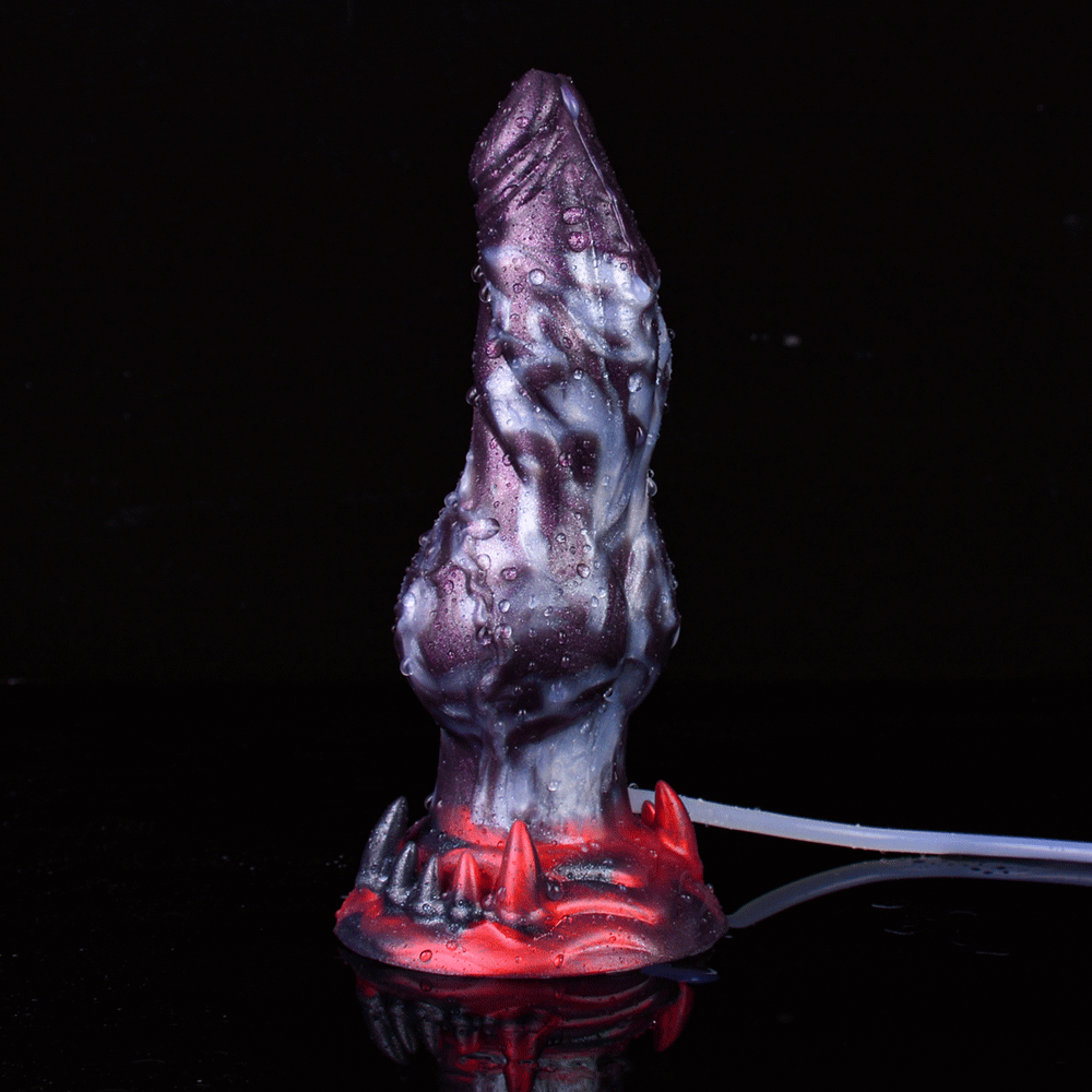 Dark Ice Monster Ejaculating Dildo - Manticore - BeastGasm